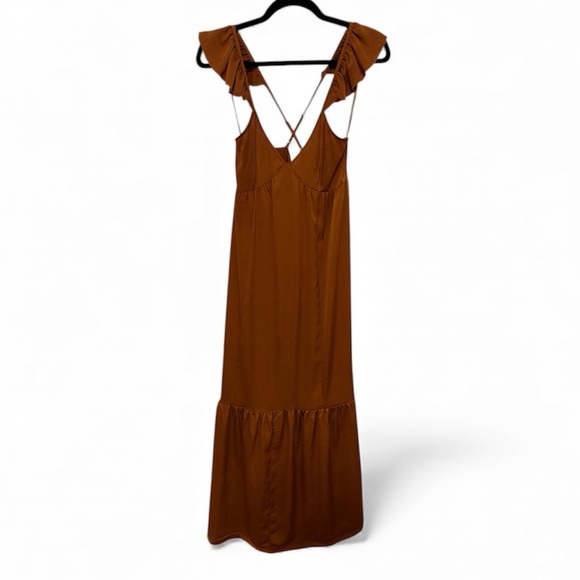 Free People Dresses & Skirts - Free People Elegant Rust Maxi Dress